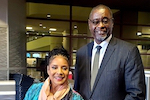 Big Rick and Phylicia Rashad